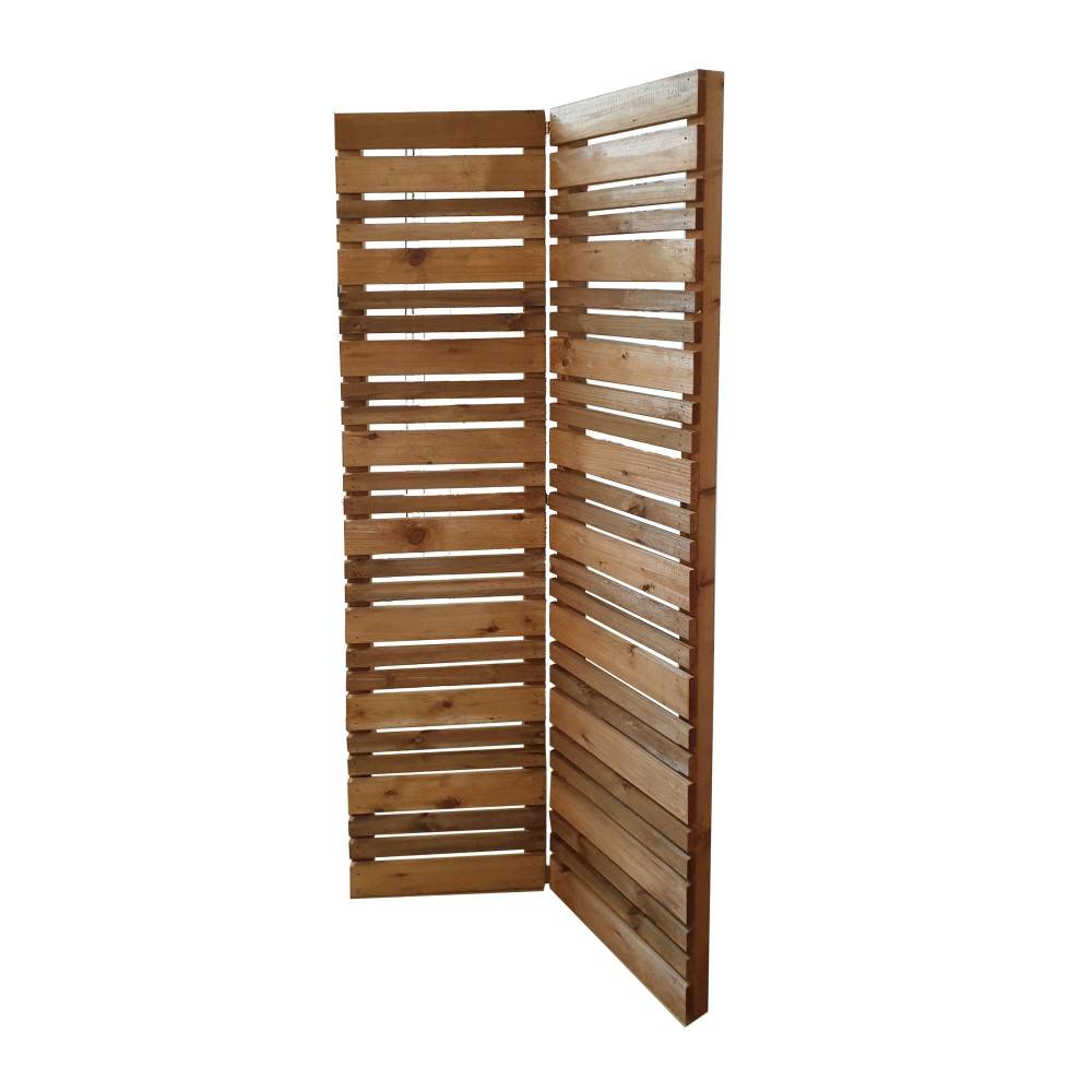Jardipolys - Brise-vue pliant LIGN Z 80 x 180 cm, ép.1,6cm - pin classe 3 FSC ® Jardipolys - Image 1