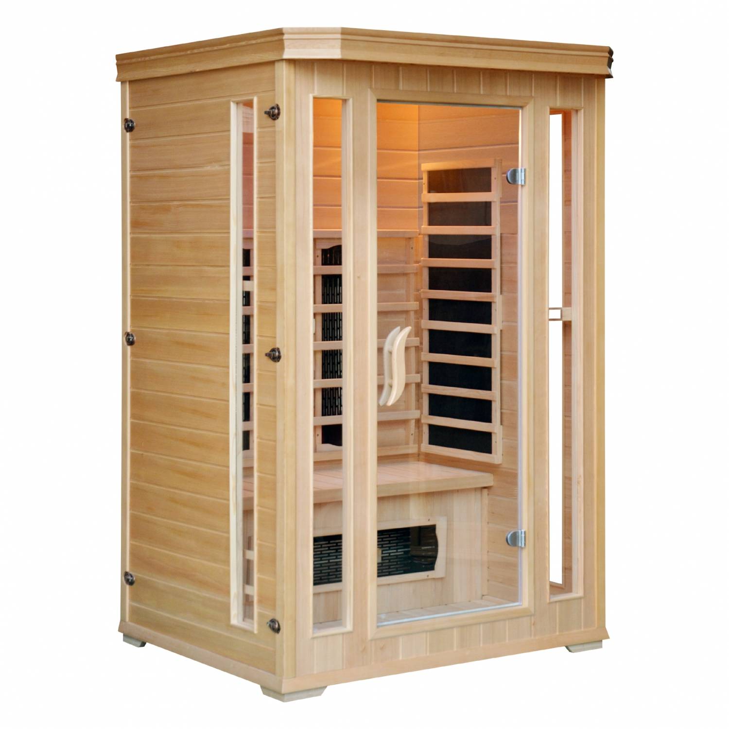 Cabine de sauna luxe infrarouge 2 places NARVIK - Image 1