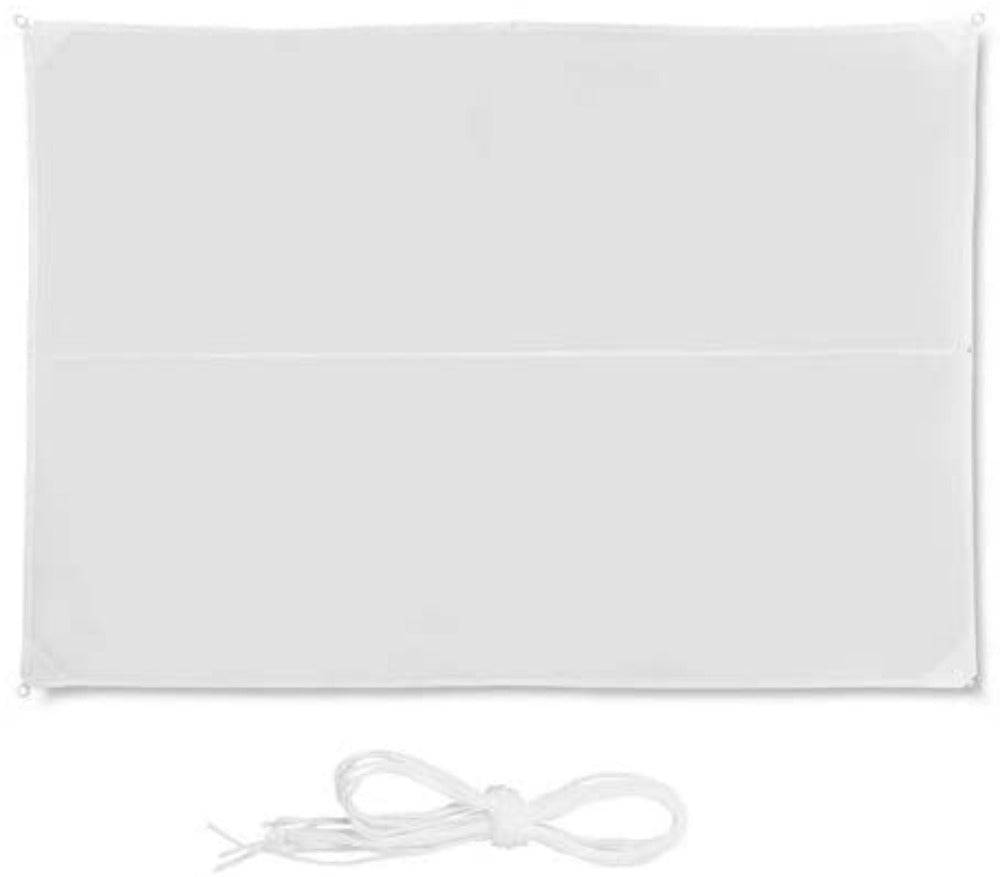 Helloshop26 - Voile d'ombrage rectangle 3 x 4 m blanc - Image 1