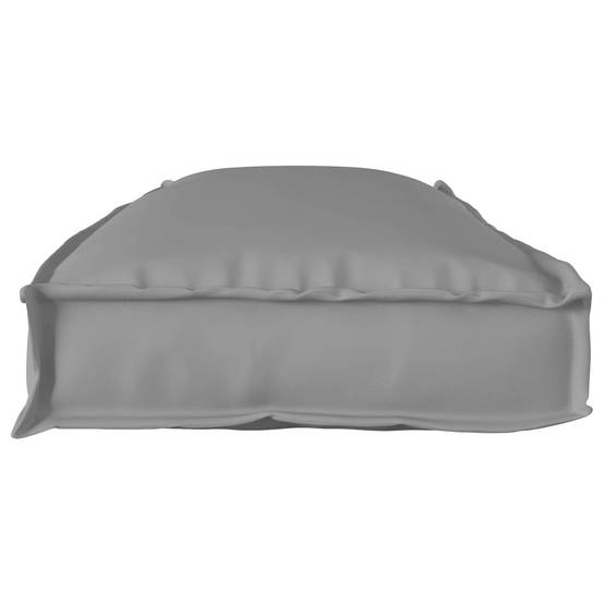 Coussin tissu oxford gris 110 x 40 x 8 cm - PANGIVO - Image 4