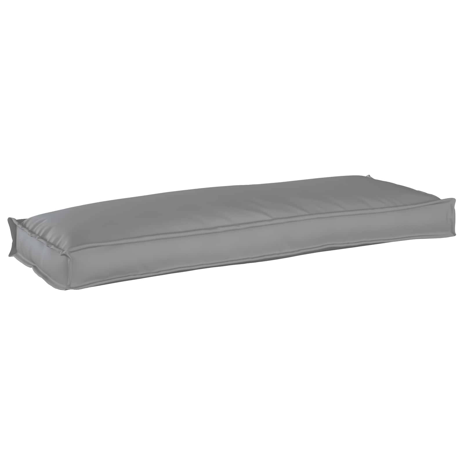 Coussin tissu oxford gris 110 x 40 x 8 cm - PANGIVO - Image 1