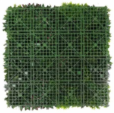 Mur végétal artificiel Oasis 1m x 1m, Long 9 m - Image 3