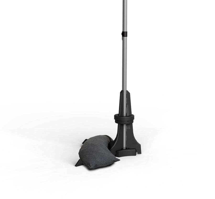 Baser - Pied pour parasol de balcon anthracite - de Ø20 à 40 mm - 25 Kg Baser - Image 1