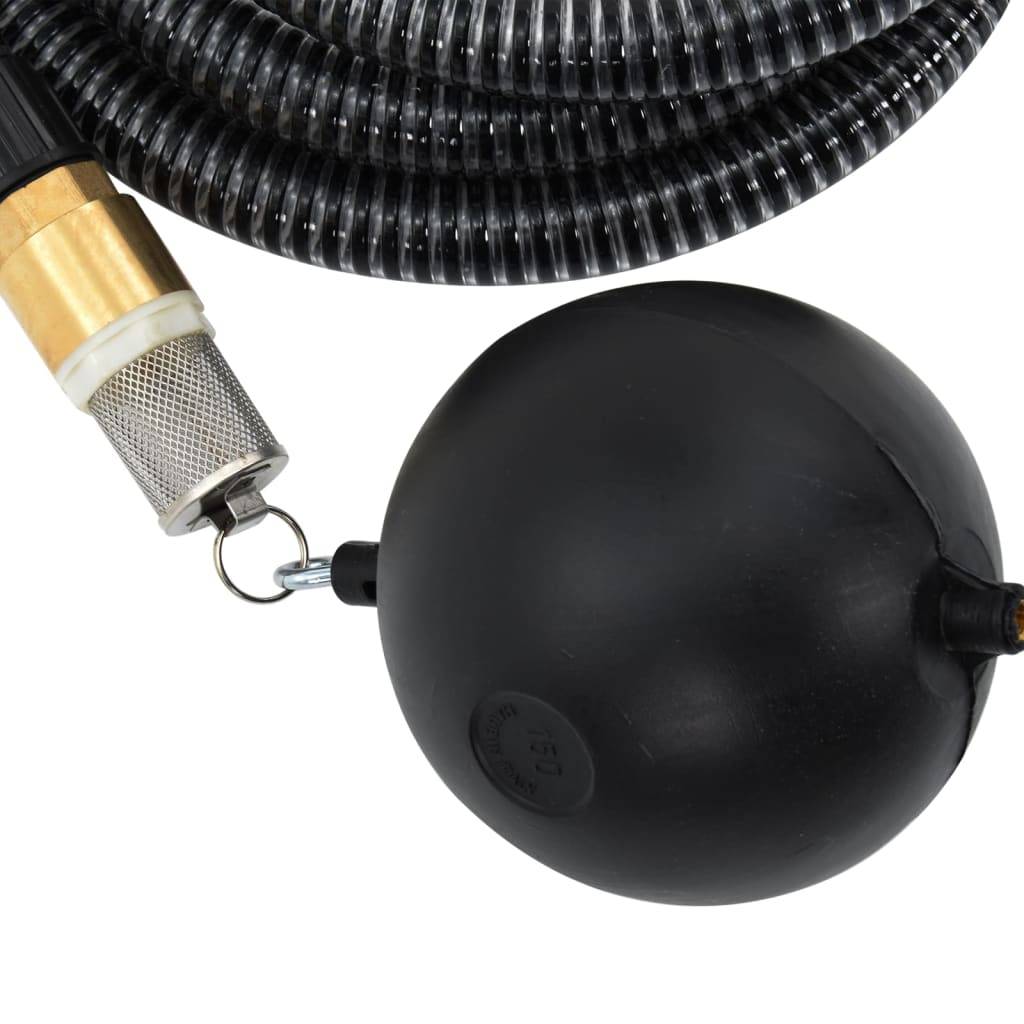 Vidaxl - Tuyau d'aspiration avec raccords en laiton noir 1,1" 25 m PVC vidaXL 151069 - Image 4