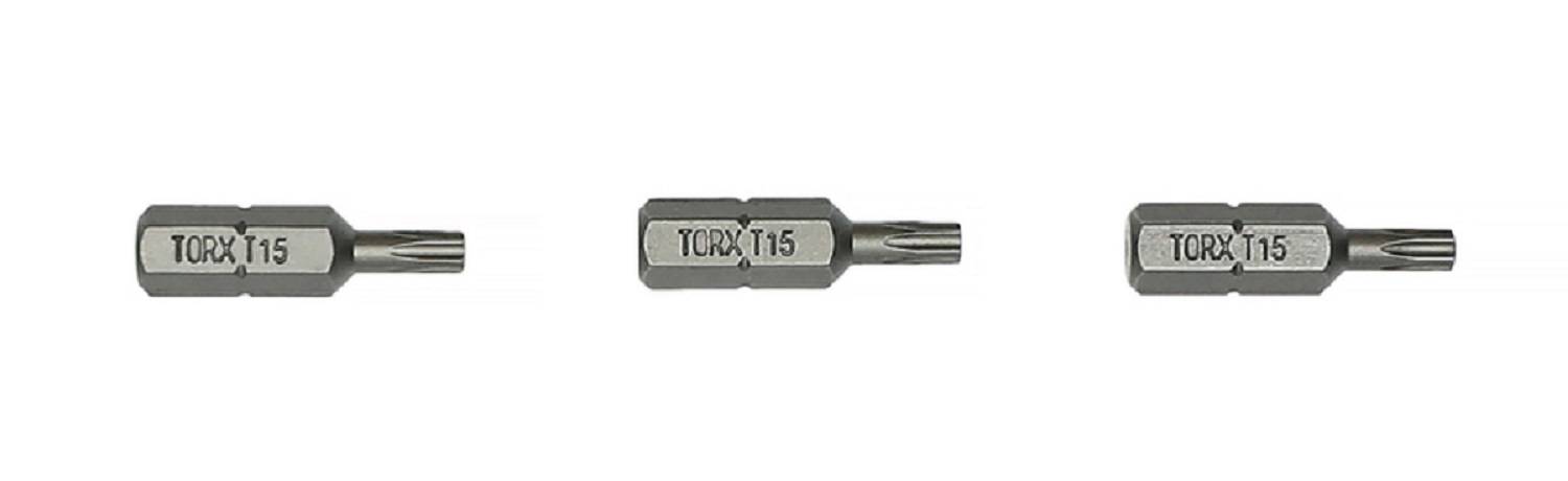 Carte de 3 embouts étoile T10 longueur 25mm - HANGER - 133051 - Image 1