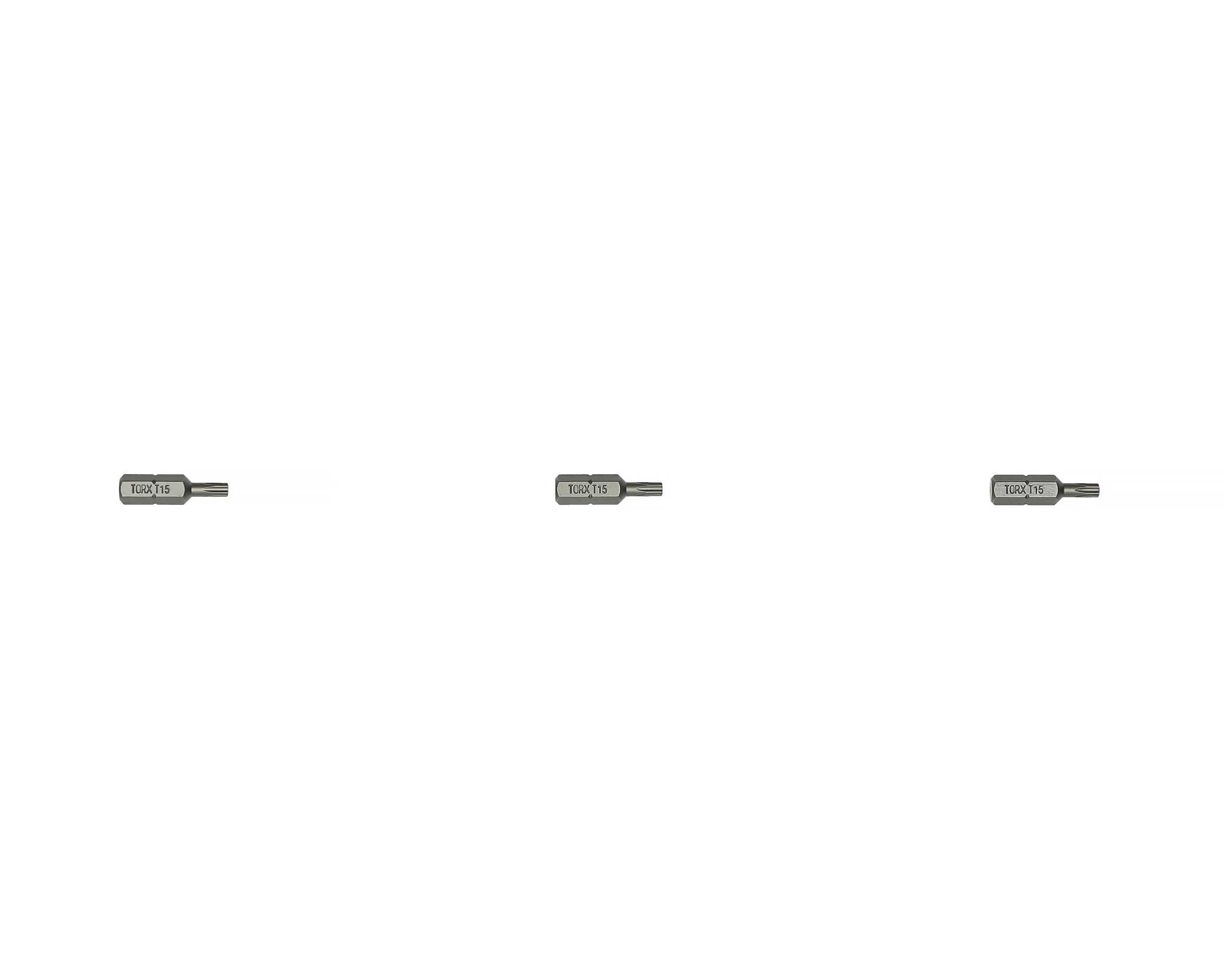 Carte de 3 embouts étoile T10 longueur 25mm - HANGER - 133051 - Image 3