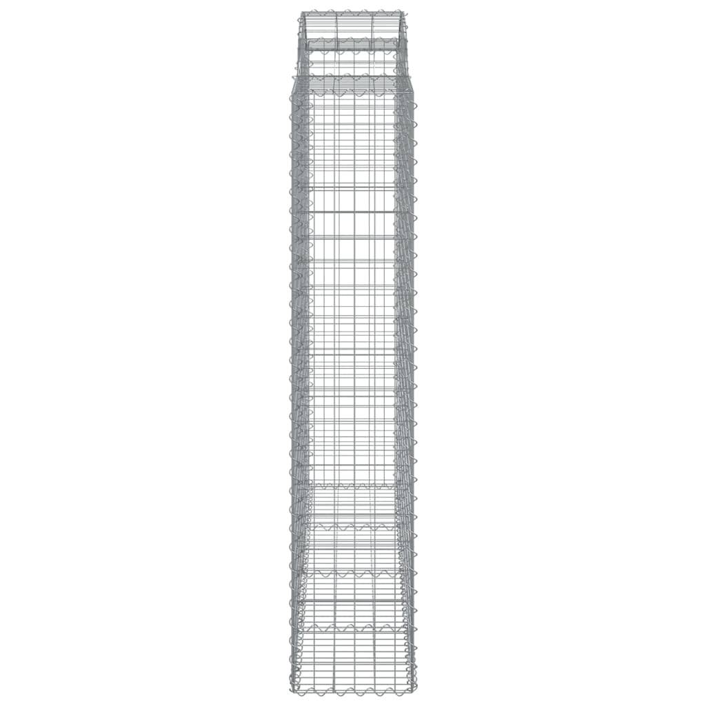Vidaxl - Panier de gabions arqué 200x50x200/220 cm Fer galvanisé vidaXL 153500 - Image 5