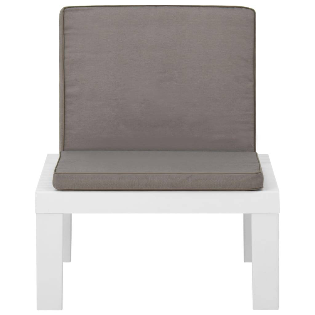 Prolenta Premium - Chaises de jardin plastique blanc 65 x 65 x 70 cm - Prolenta premium p380.1 - Image 4