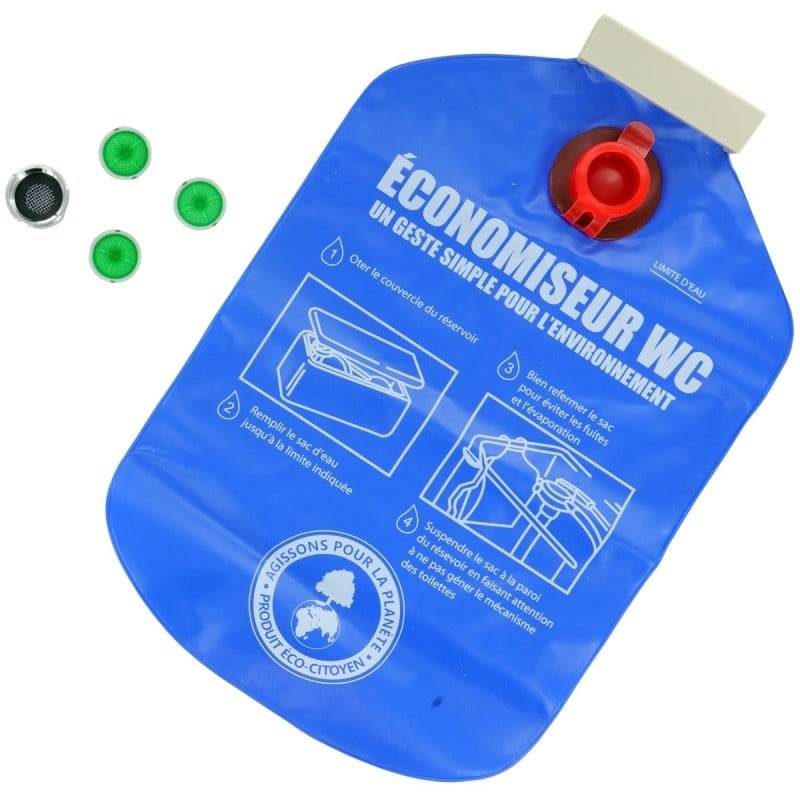 Ferme Du Moutta - Kit économiseur d'eau douche, robinets et WC pour réduire votre facture d'eau - Image 1