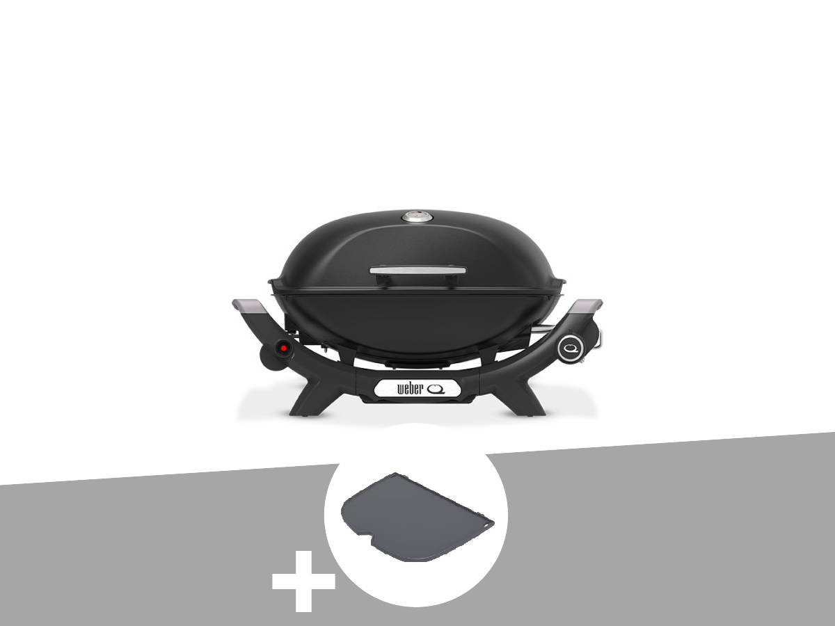 Weber - Barbecue à gaz Q 2100N noir + Plancha (1/2) - Weber - Image 1