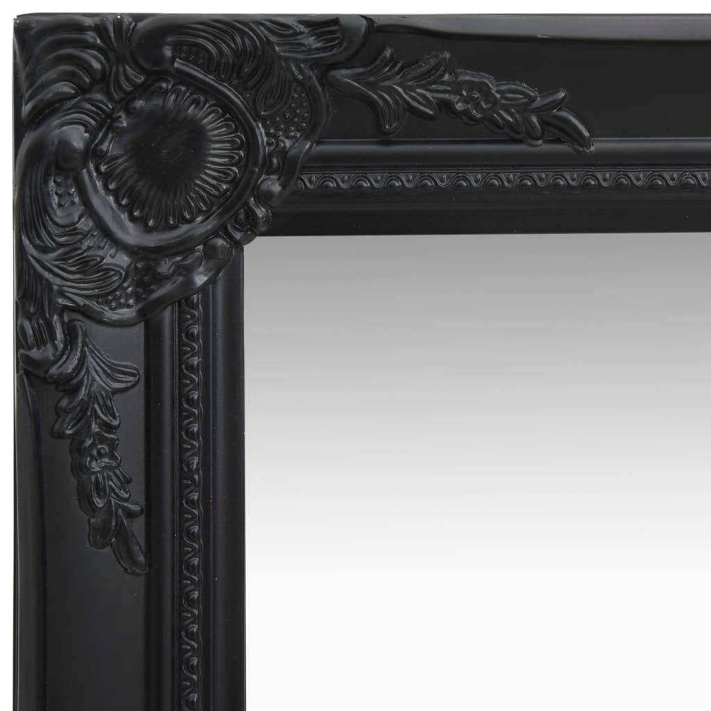 Miroir mural style baroque 40x40 cm noir Maison Chic - Image 3