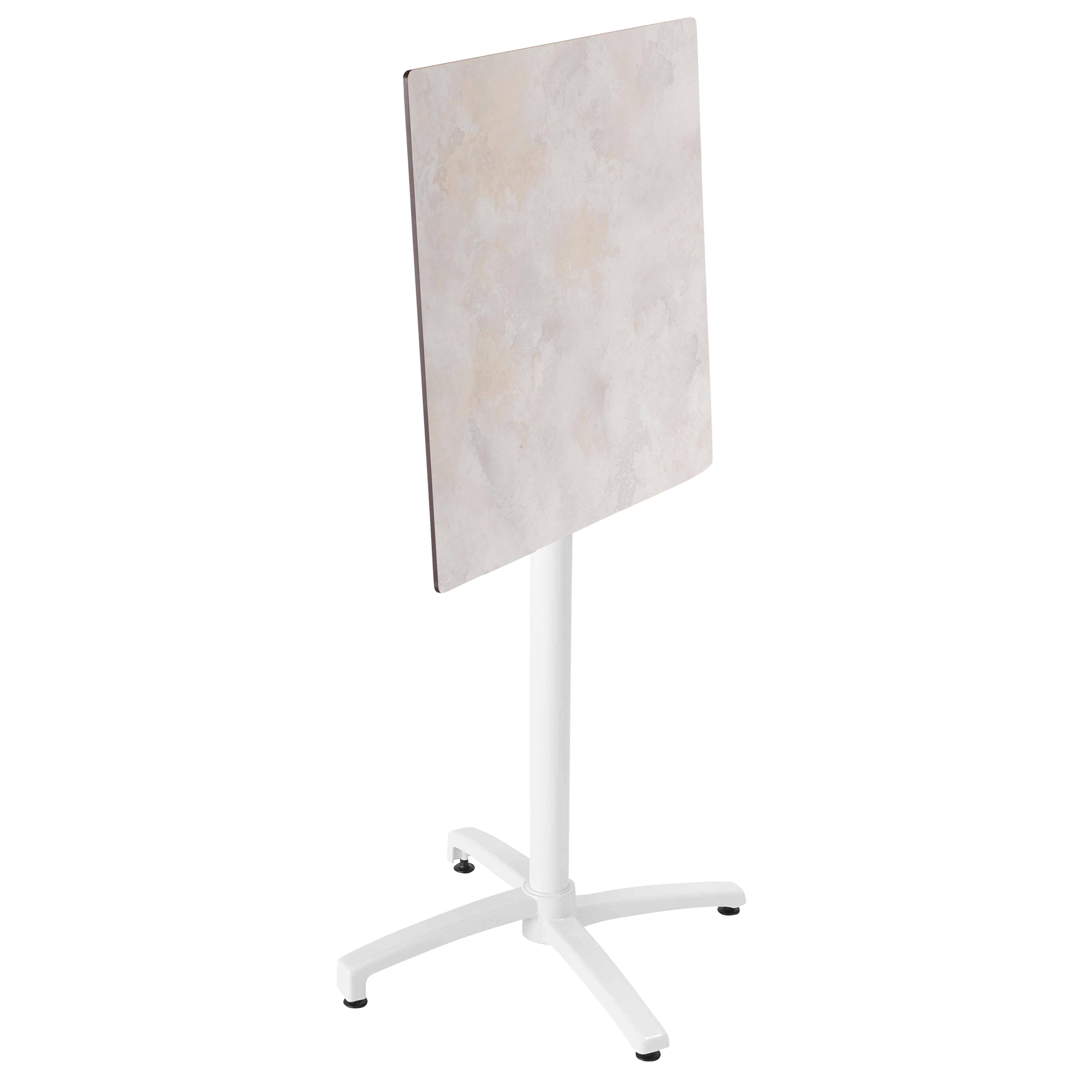 Oviala - Table haute de terrasse 60 x 60 cm inclinable stratifié béton gris Opéra - Oviala - Image 2
