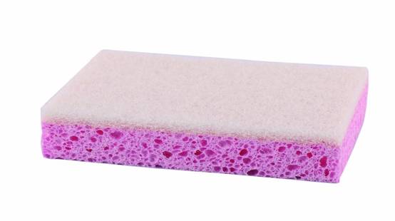 Tampon Blanc Sur Eponge Rose Gd Modèle - Lot de 10 - Guialto