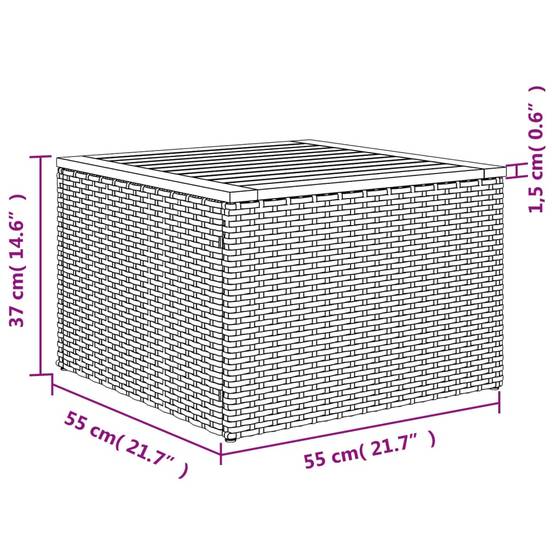 ComfortXL - Salon de Jardin Bas 13 Places en Résine Tressée Modulable avec Coussins Épais pour Terrasse et Jardin Gris – ComfortXL Outdoor Living - Image 10
