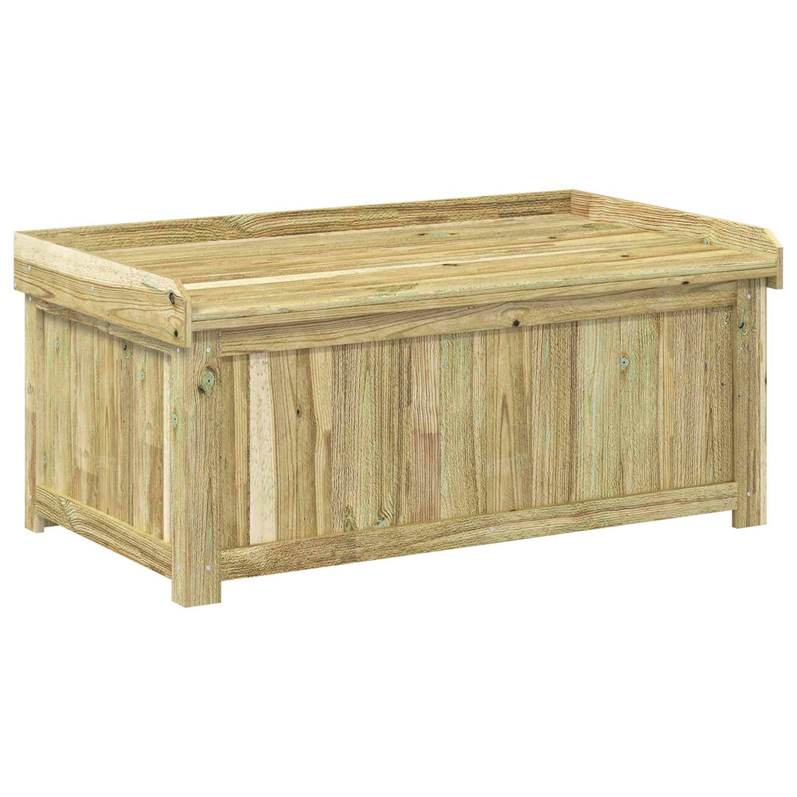 Vidaxl - Coffre à coussins d'extérieur Bois de pin imprégné vidaXL 42042675 - Image 2