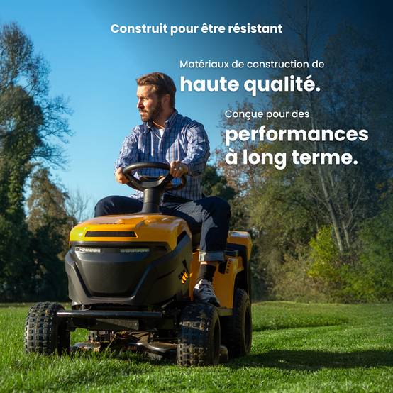 Stiga - Tracteur de jardin électrique Estate 598e, Batterie non inclus, Largeur 98 cm, silencieux et sans émissions - STIGA - Image 5