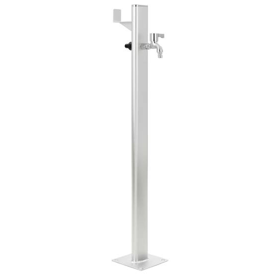 PANGIVO - Colonne d'eau aluminium argenté 15 x 15 x 95 cm - PANGIVO - Image 1
