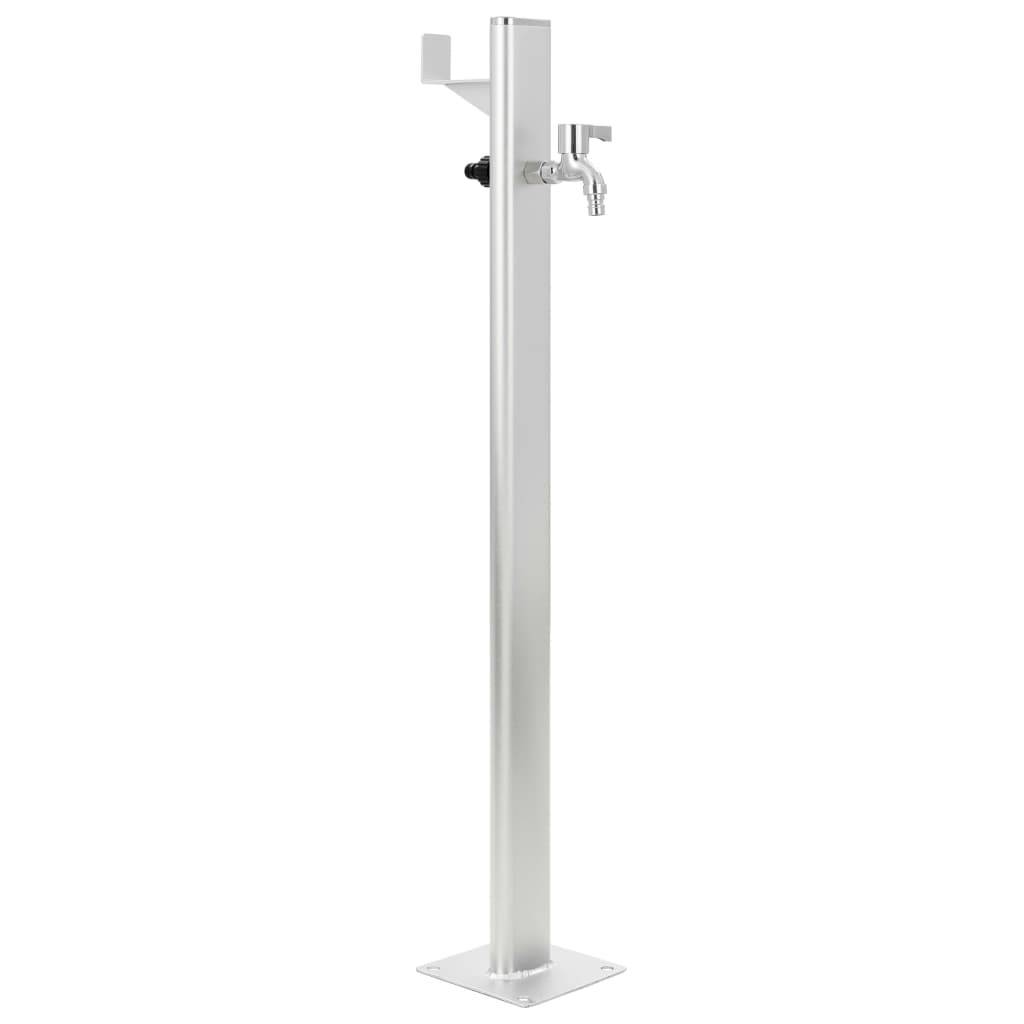 PANGIVO - Colonne d'eau aluminium argenté 15 x 15 x 95 cm - PANGIVO - Image 1