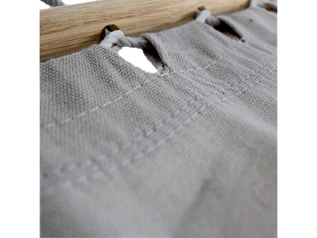 Habitat Et Jardin - Hamac Bois Avec Toile En Coton "dallas" - 3 M - Gris -habitat Et Jardin - Image 4