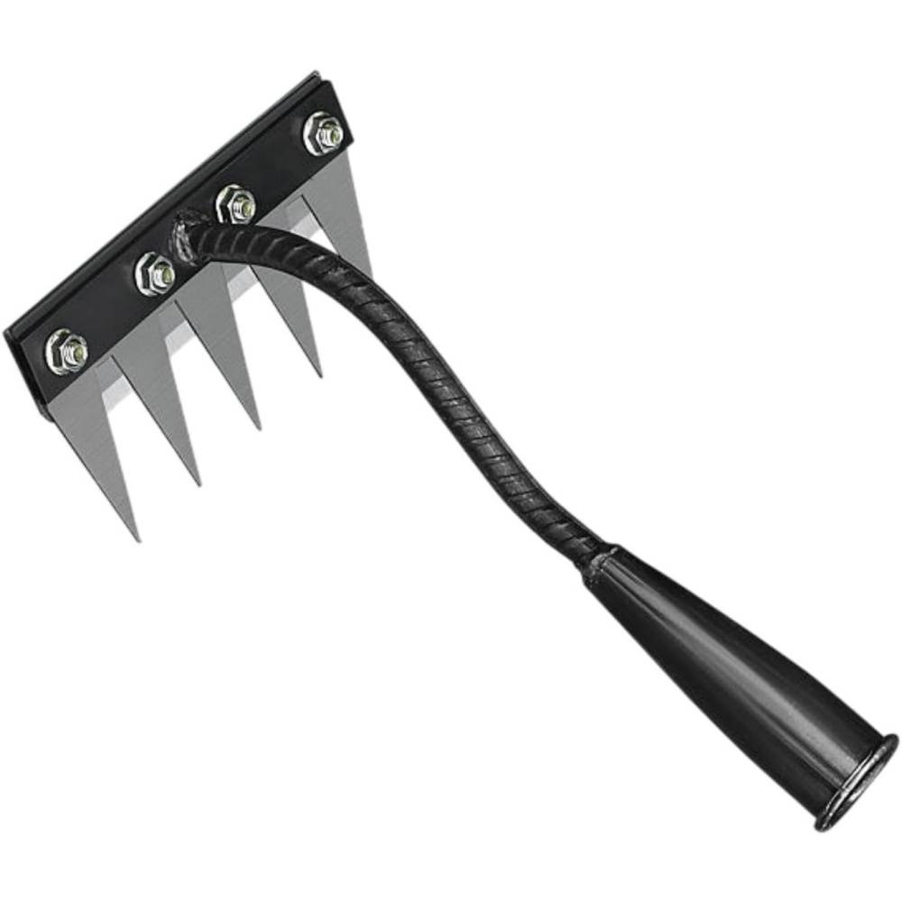 Râteau-Râteau Désherbage 5 Dents Acier Carbone Griffe Jardin Manche Ergonomique - Living123 - Image 1