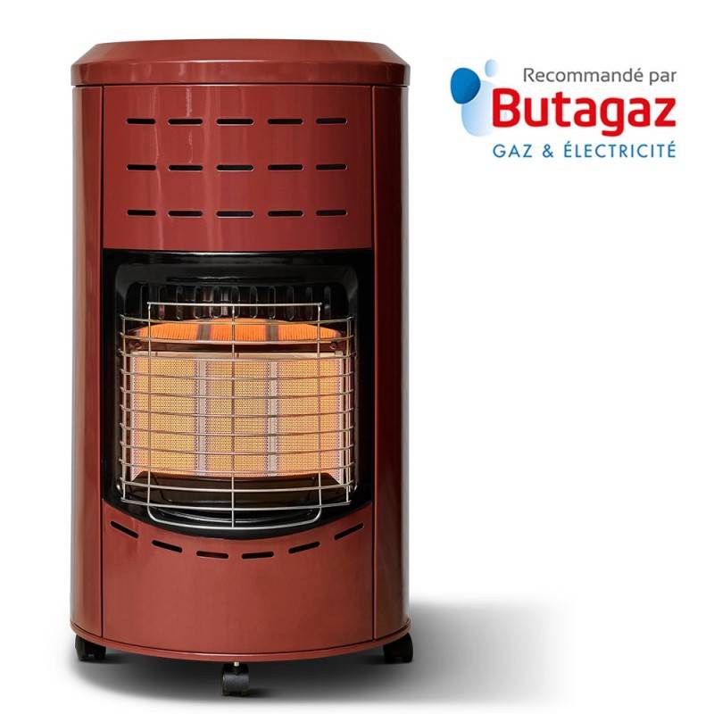 Favex - Chauffage d'appoint à gaz Calgary - FAVEX - Intérieur - Poêle à gaz Infrarouge - 4,2 kW - Tuyau et détendeur inclus - 40 m², Rouge - Image 7