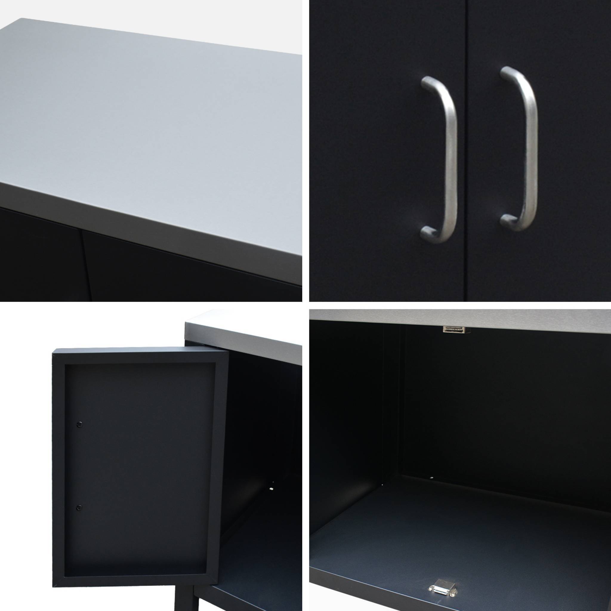 sweeek - Meuble de cuisine extérieure en acier L80cm | sweeek - Image 7