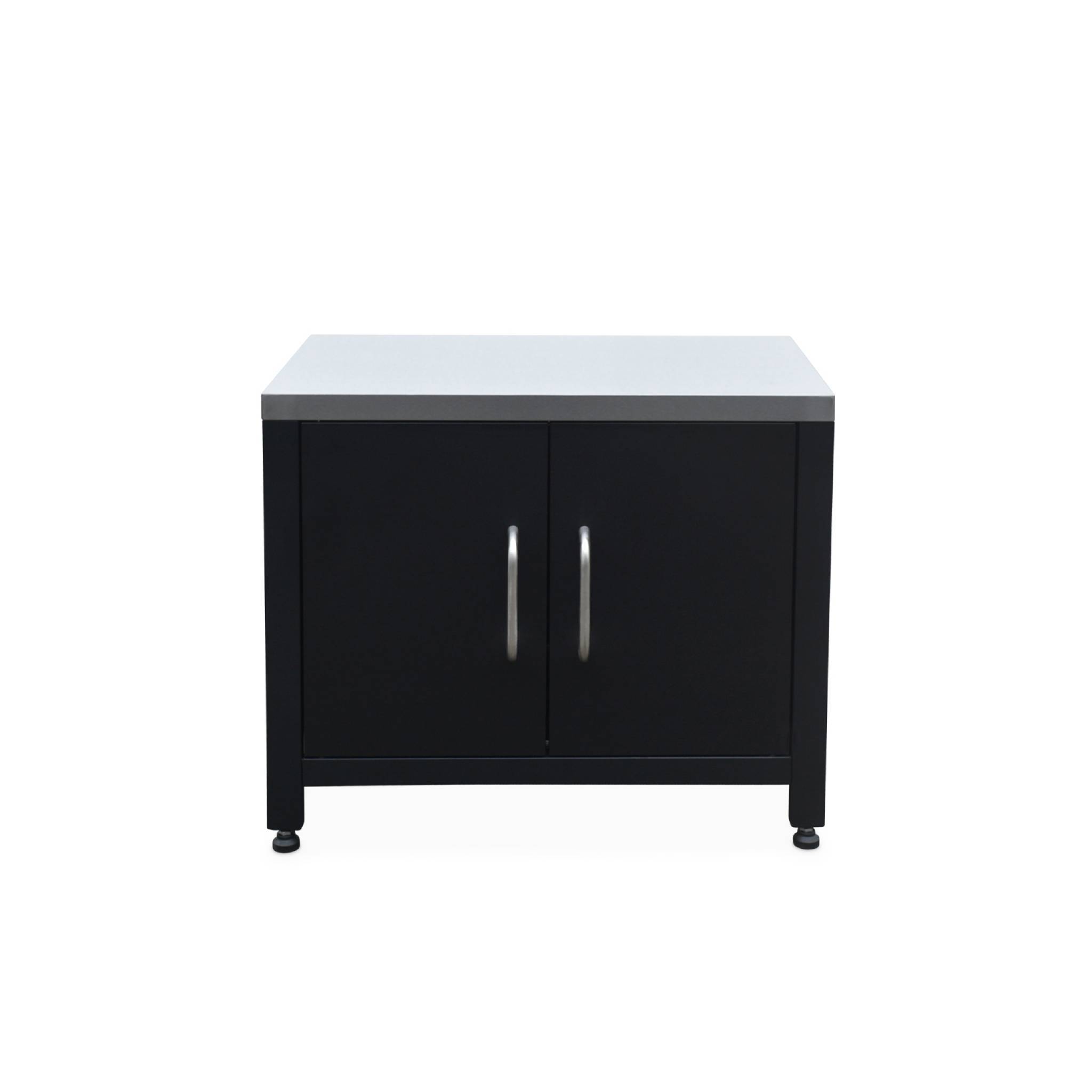sweeek - Meuble de cuisine extérieure en acier L80cm | sweeek - Image 5