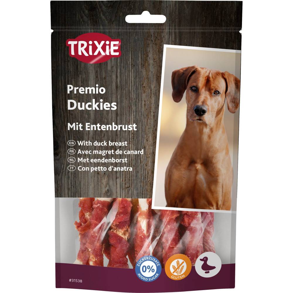 Trixie - Friandise snack os au magret de canard pour chiens 100 g - Image 1