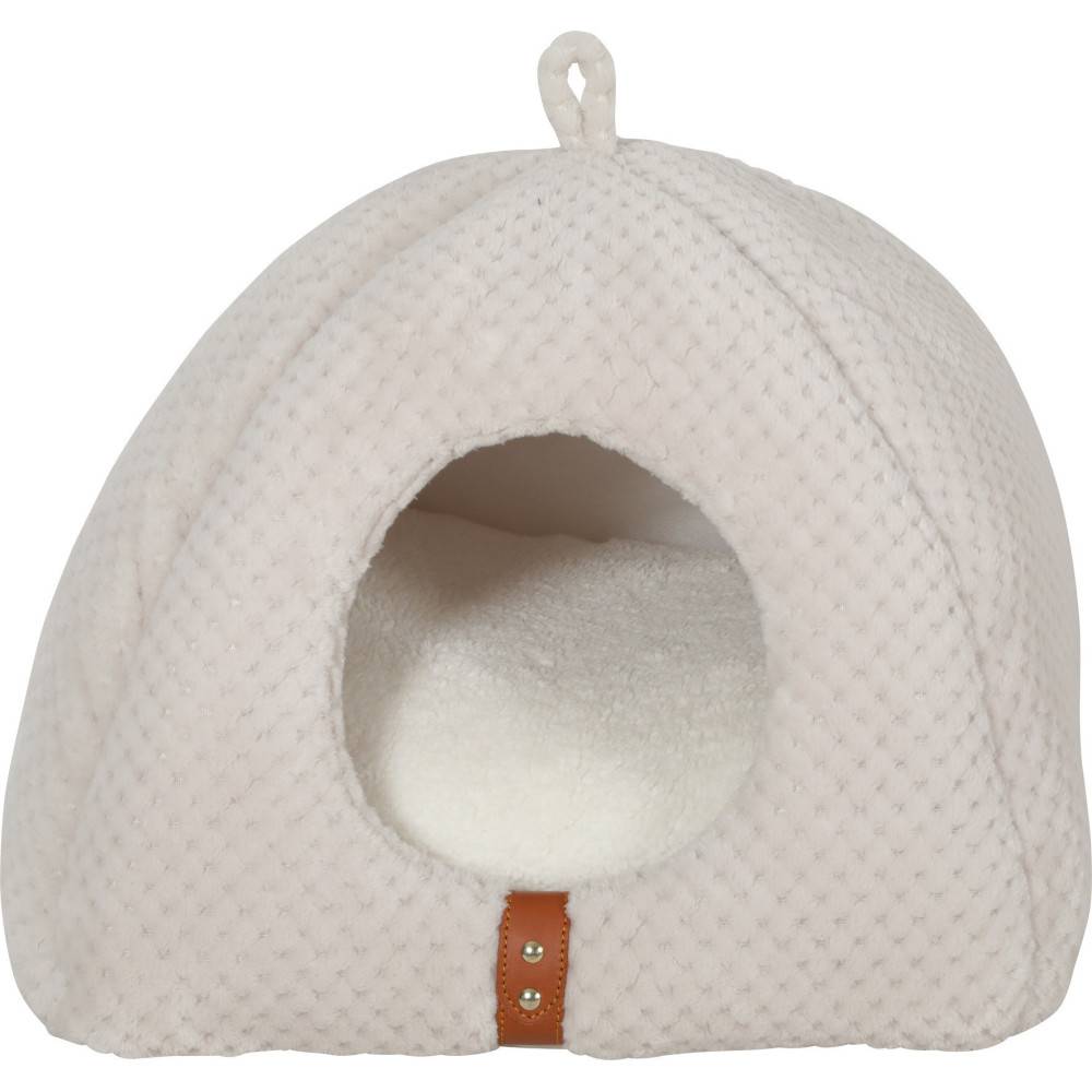 animallparadise - Abri Igloo PALOMA  39 x 38 x 32cm Couleur beige pour chat. - Image 5