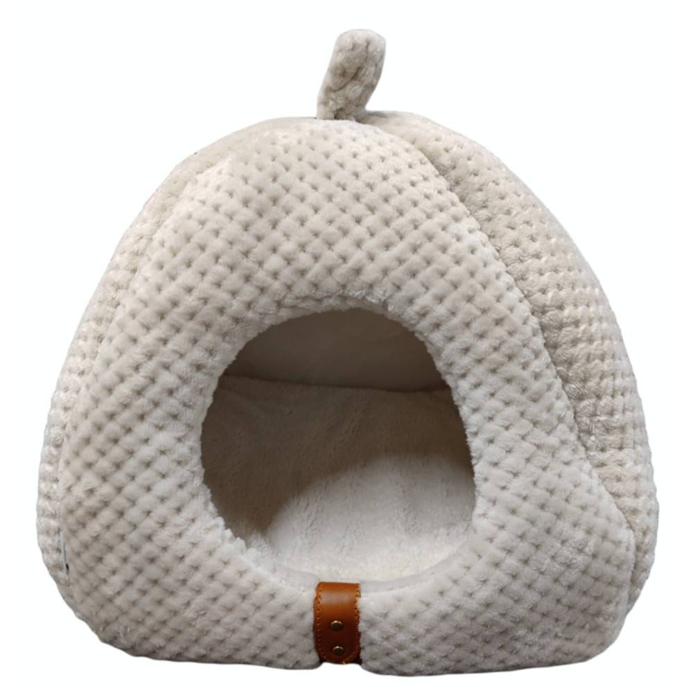 animallparadise - Abri Igloo PALOMA  39 x 38 x 32cm Couleur beige pour chat. - Image 1