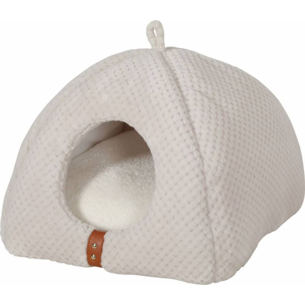 animallparadise - Abri Igloo PALOMA  39 x 38 x 32cm Couleur beige pour chat. - Image 6