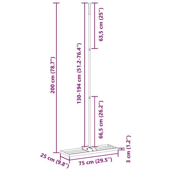 PANGIVO - Râteau de nivellement acier inoxydable argenté 75 x 25 x 200 cm - PANGIVO - Image 8