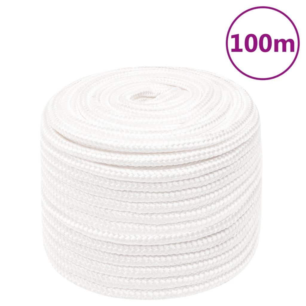 Corde de bateau Blanc complet 14 mm 100 m Polypropylène Maison Chic - Image 2