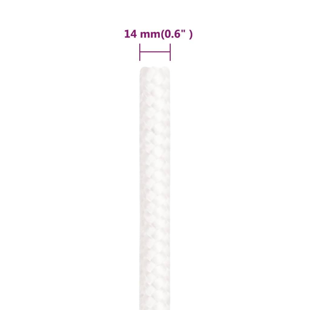 Corde de bateau Blanc complet 14 mm 100 m Polypropylène Maison Chic - Image 6