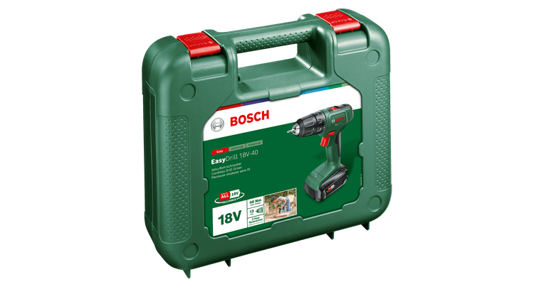 Bosch - Perceuse-visseuse sans fil à 2 vitesses - EasyDrill 18V-40 Nm - 1 batterie 2,0 Ah + chargeur - En coffret - BOSCH - 06039D8004 - Image 3