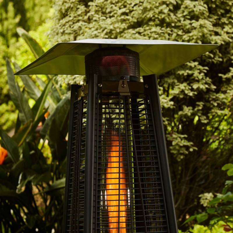 Favex - Parasol chauffant d'extérieur à gaz Flamme - FAVEX - Prêt à l'emploi livré avec tuyau et détendeur - Image 4