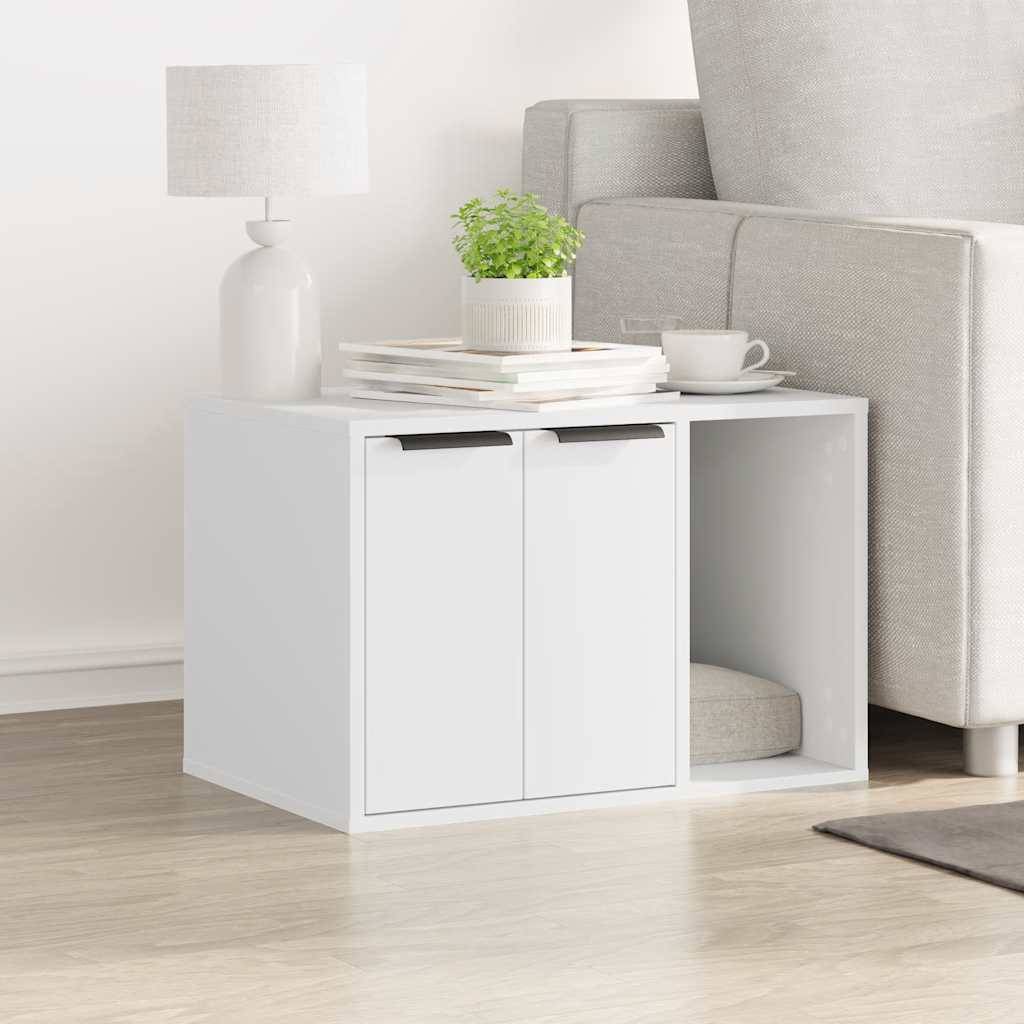 Prolenta Premium - Meuble à litière pour chat bois blanc 60 x 40 x 40 cm - Prolenta premium p361.0 - Image 3