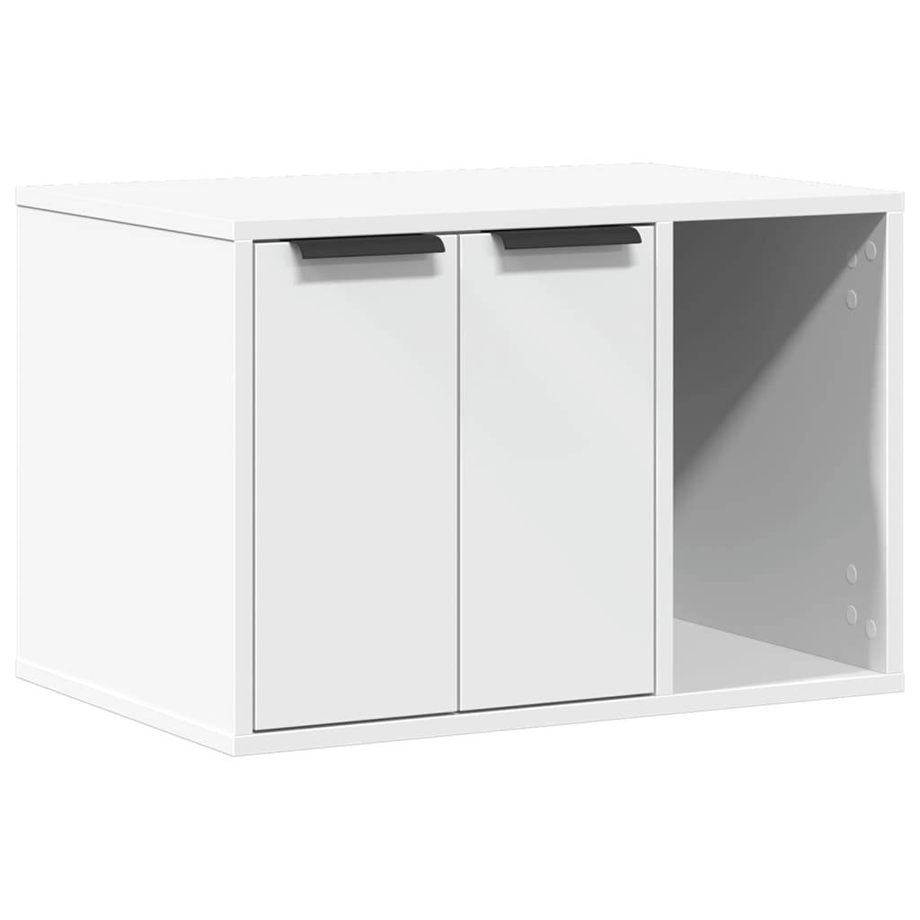 Prolenta Premium - Meuble à litière pour chat bois blanc 60 x 40 x 40 cm - Prolenta premium p361.0 - Image 1