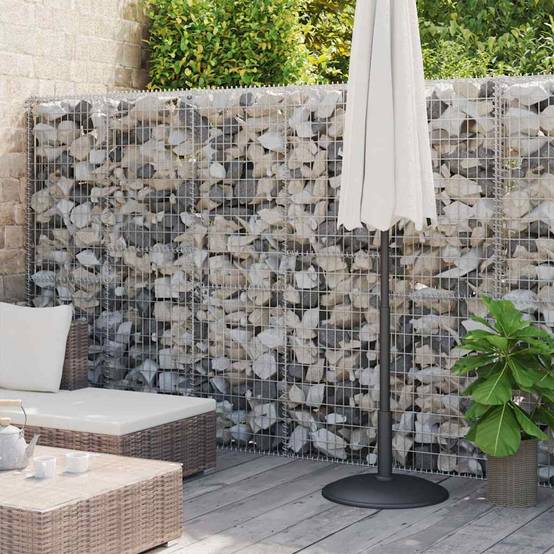 PANGIVO - Mur en gabion avec couvercles Acier galvanisé 900 x 30 x 200 cm - PANGIVO - Image 1