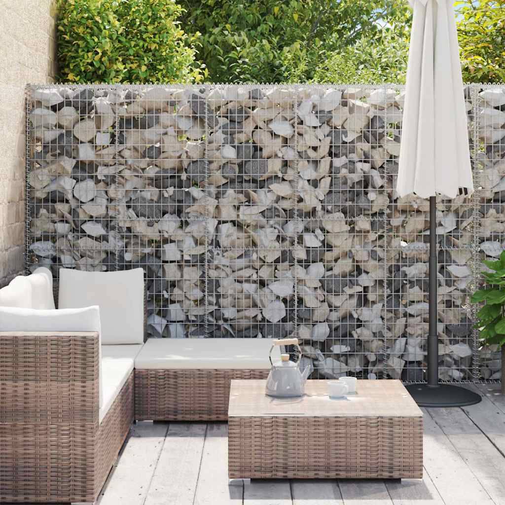 PANGIVO - Mur en gabion avec couvercles Acier galvanisé 900 x 30 x 200 cm - PANGIVO - Image 3
