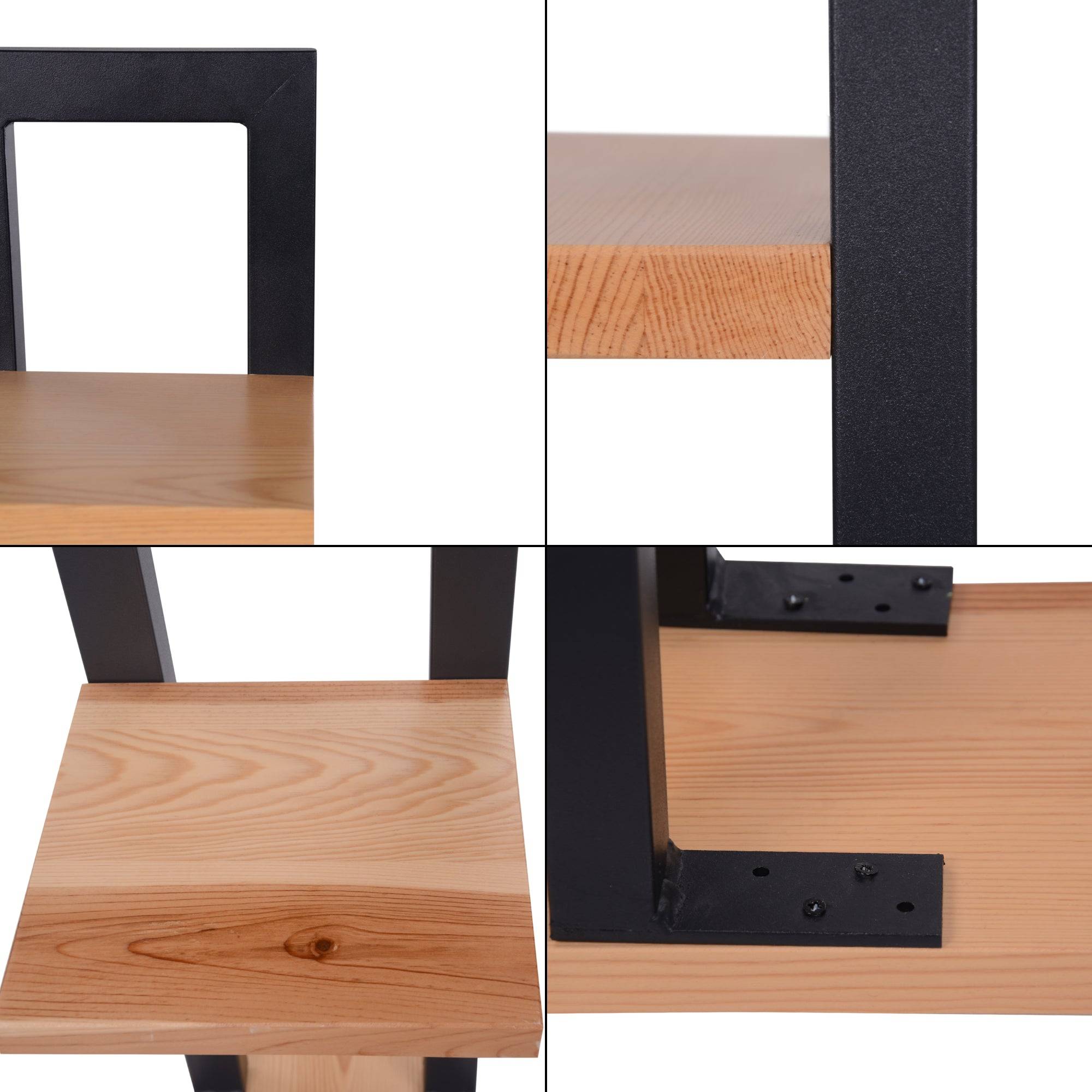 Helloshop26 - Support de plantes à 3 niveaux 120,5 x 44 x 22 cm pin naturel - Image 5