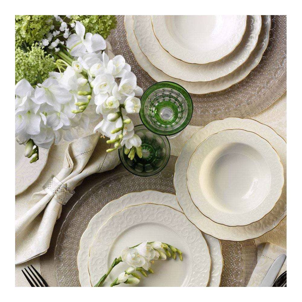 Hanah Home - Service de table en porcelaine Valérie 24 pièces Modèle 1 - Image 2