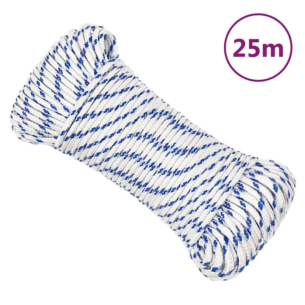 Corde de bateau Blanc 4 mm 25 m Polypropylène Maison Chic - Image 2