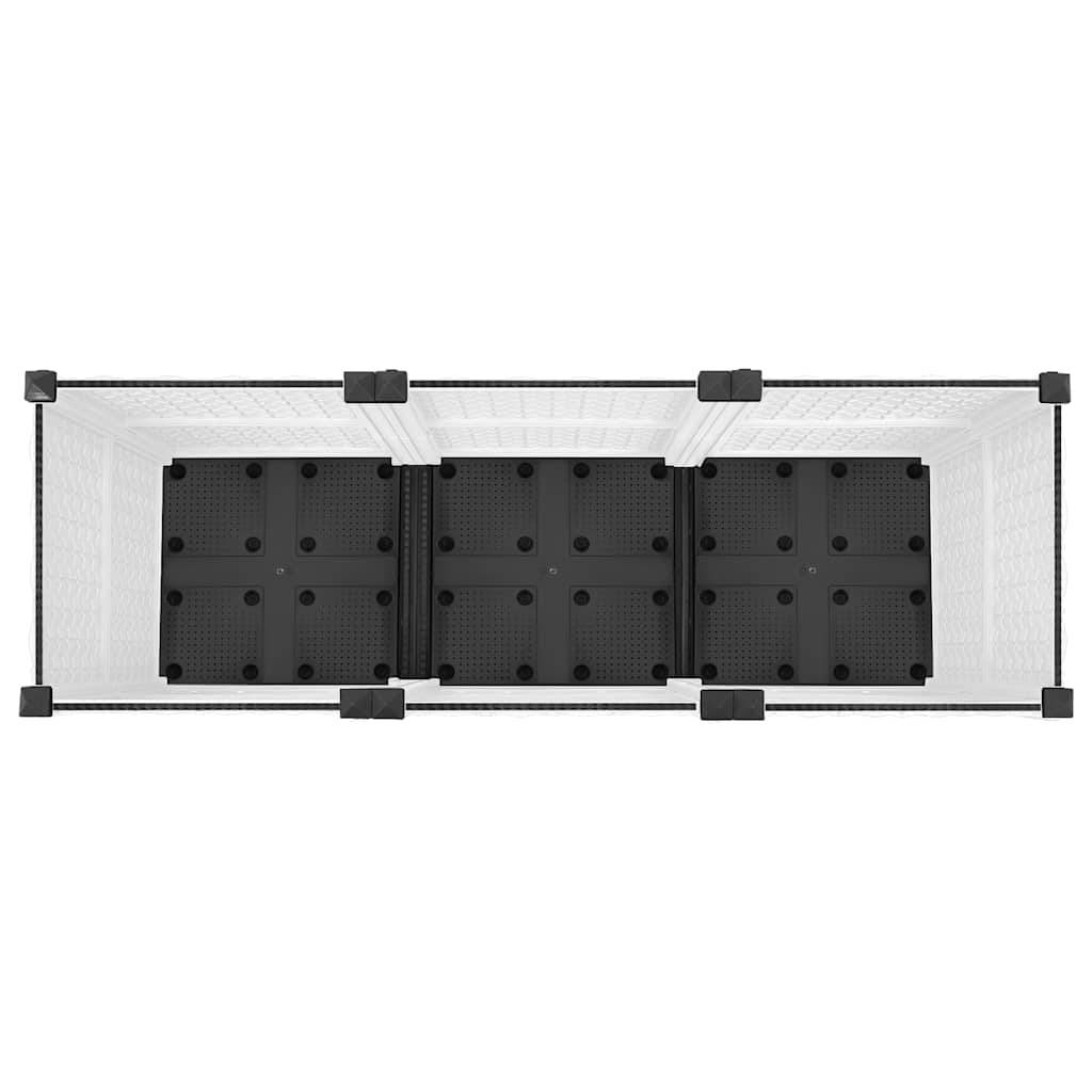 Prolenta Premium - Jardinière polypropylène gris 120 x 40 x 38 cm - Prolenta premium p339.0 - Image 4