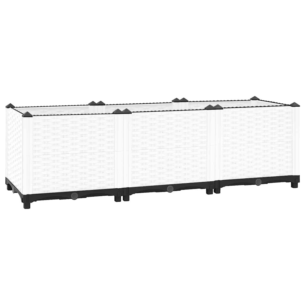 Prolenta Premium - Jardinière polypropylène gris 120 x 40 x 38 cm - Prolenta premium p339.0 - Image 2
