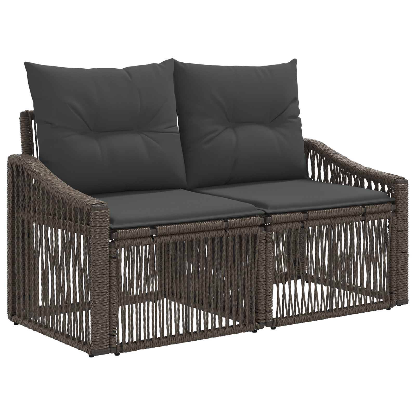 Vidaxl - Ensemble de canapé de jardin 6 pcs-Salons de jardin 6 place Gris polyrotin 232869 - Image 3