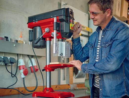 Einhell - Perceuse à colonne TE-BD 550 E - Table de perçage inclinable - Puissance 450W Einhell - Image 3