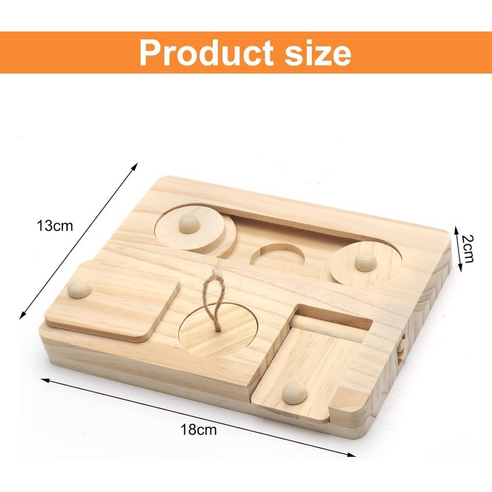 DtopbuyAge - Jouet de recherche de nourriture pour cochons d'Inde et hamsters DtopbuyAge - Image 5