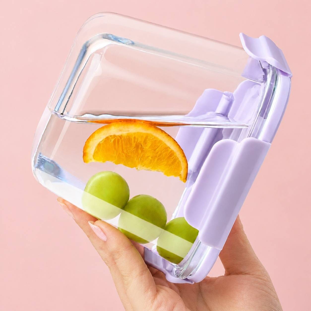 Lot de 4 Boîtes de Conservation en Verre Borosilicate 800 ml avec Couvercle Hermétique - Image 3