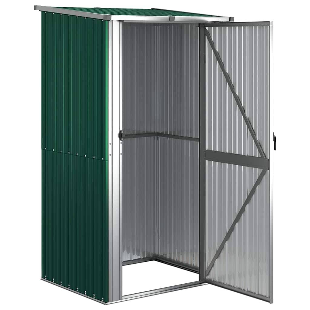Vidaxl - Abri de jardin vert 118,5 x 97 x 209,5 cm Acier galvanisé 2.1m² vidaXL 150899 - Image 4
